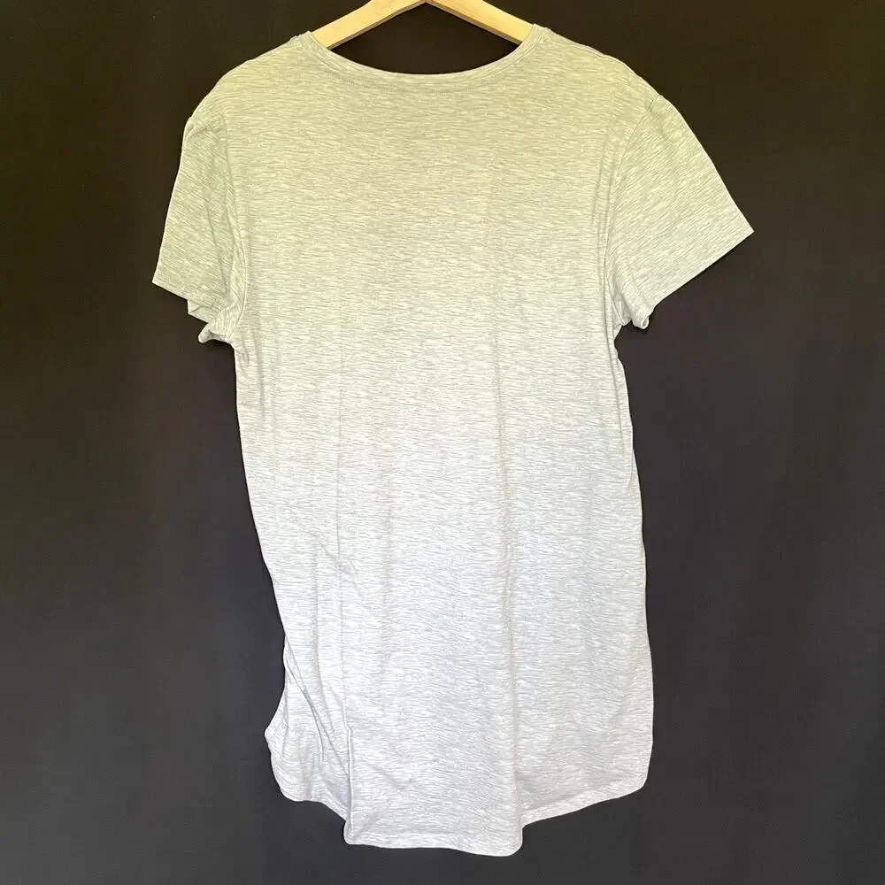 Natori grey night‎ gown sleep shirt women's size medium casual comfortable